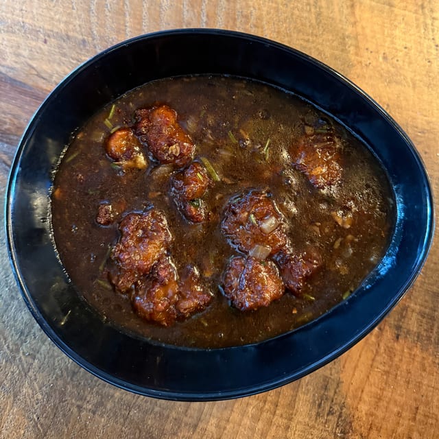 Vegetable Manchurian Gravy.