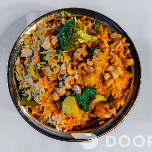 Vegetable Biryani.