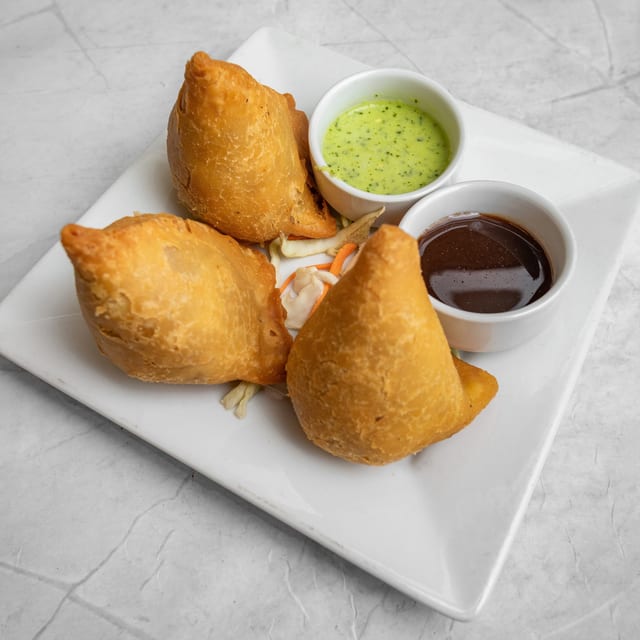 Vegetable Samosa.