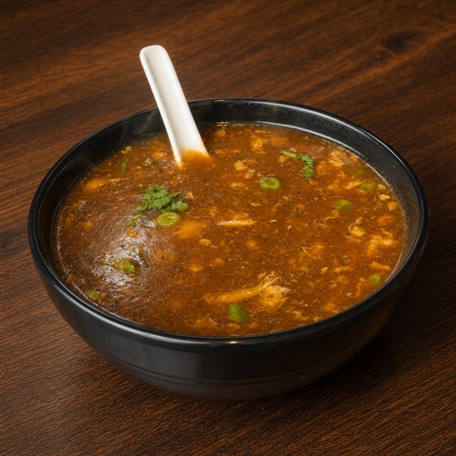 Hot & Sour Soup Egg.