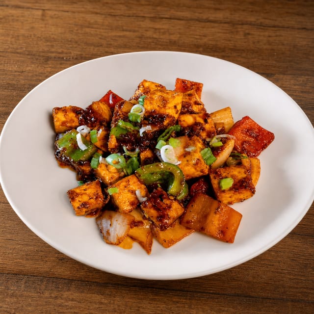 Chilli Paneer Dry.