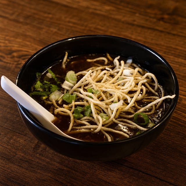 Manchow Soup Chicken.