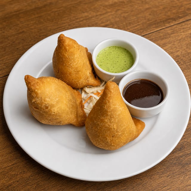 Vegetable Samosa.