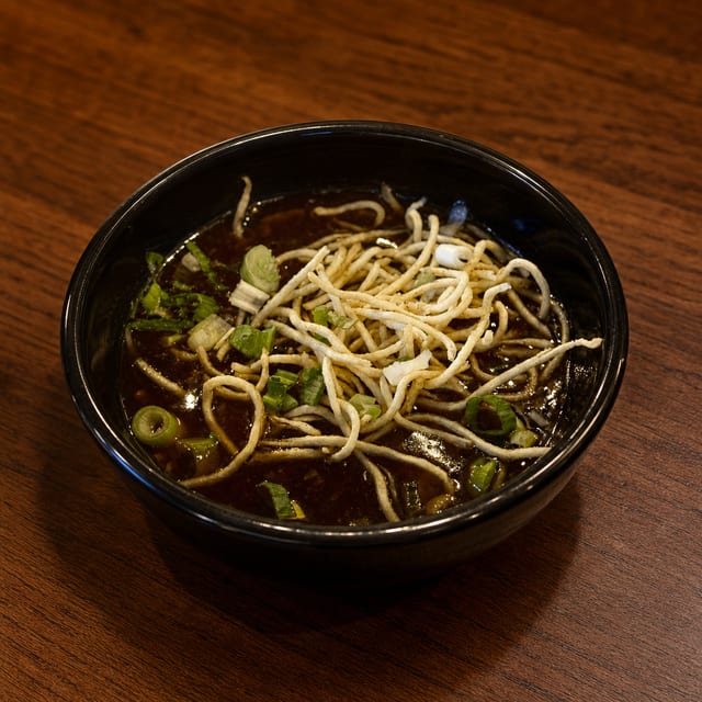 Manchow Soup Egg.