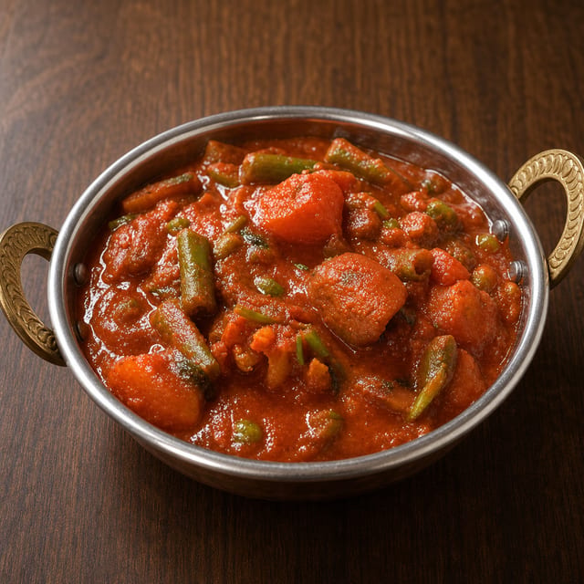 Mixed Veg Jalfrezi.