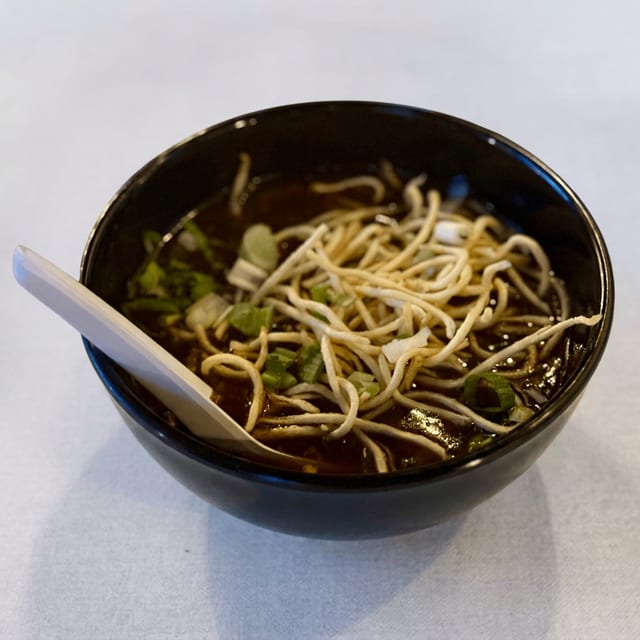 Manchow Soup Chicken.