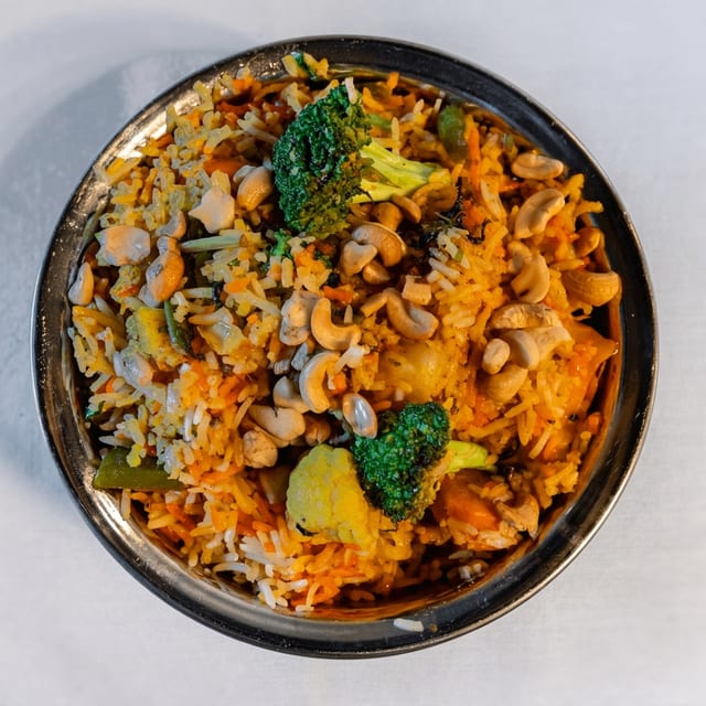 Vegetable Biryani.