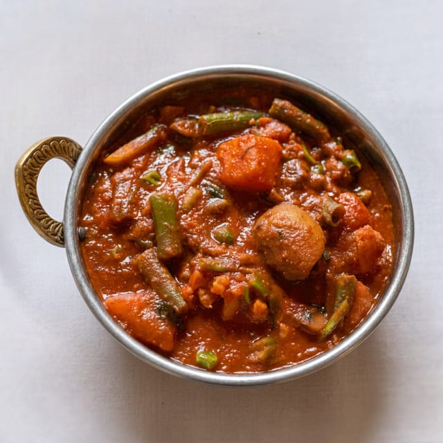 Mixed Veg Jalfrezi.
